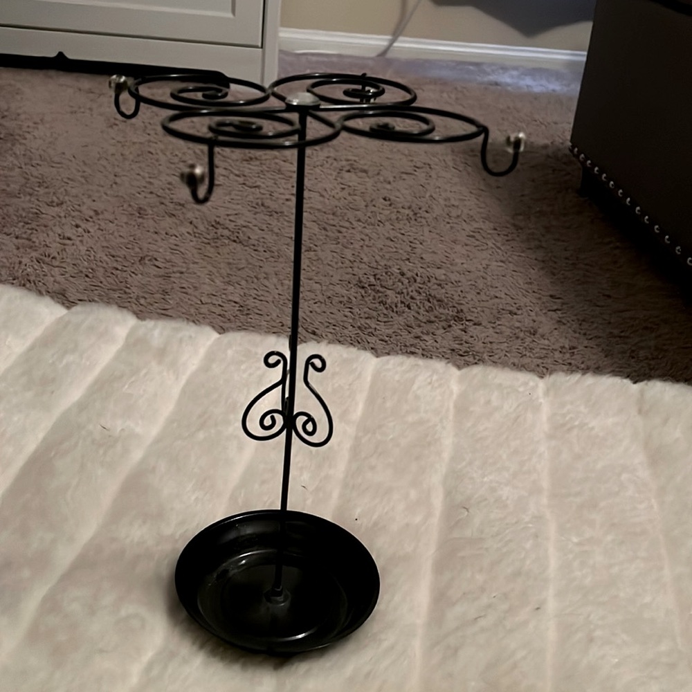 Black jewelry tree